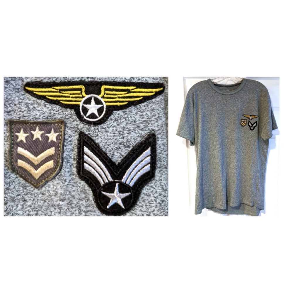 Air Force Senior Aviator Wings Military Shirt